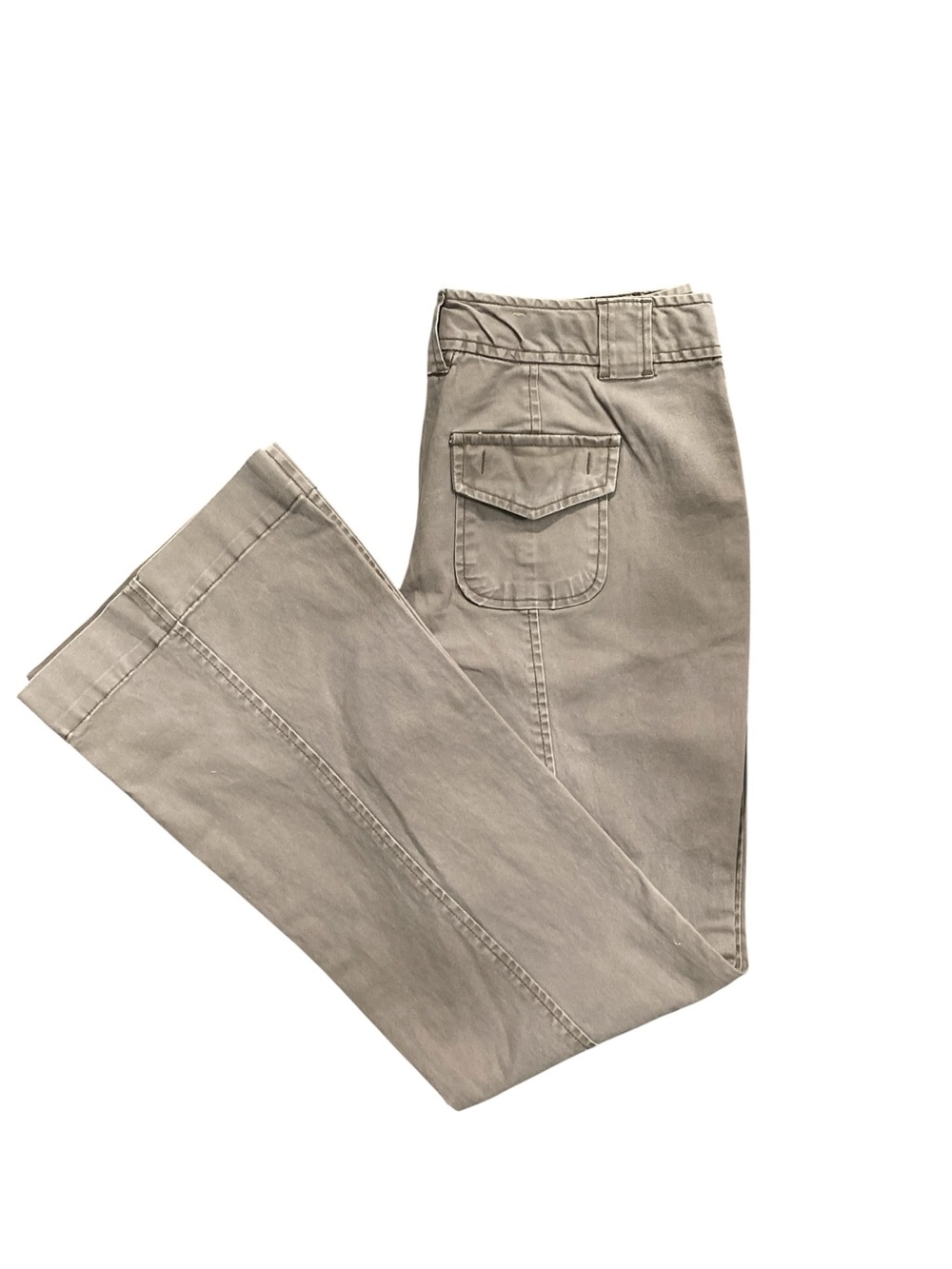 Mossimo Women’s Mid-rise Brown Flare Slight Stretch Trousers Size 11 Vintage